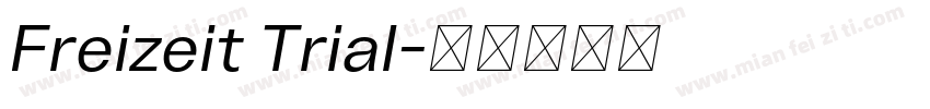 Freizeit Trial字体转换